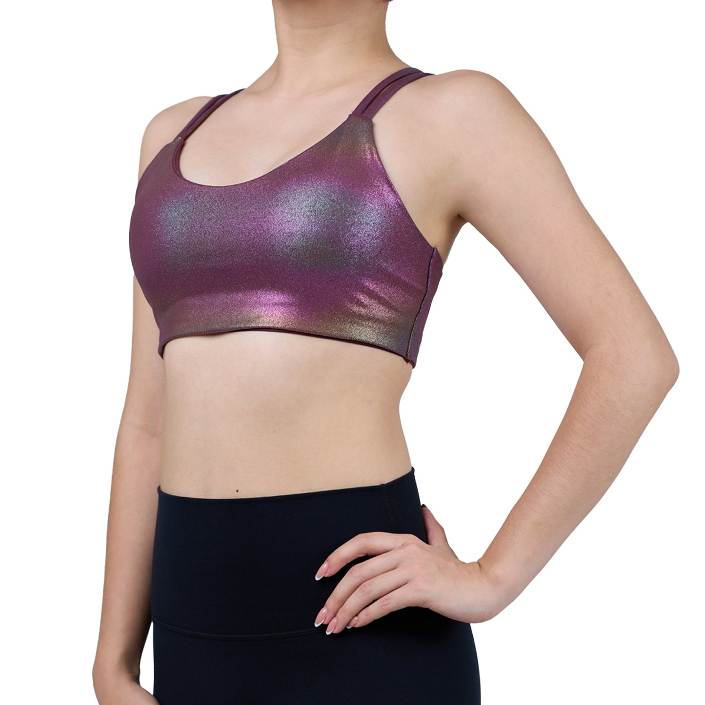 Wine Shinny Top