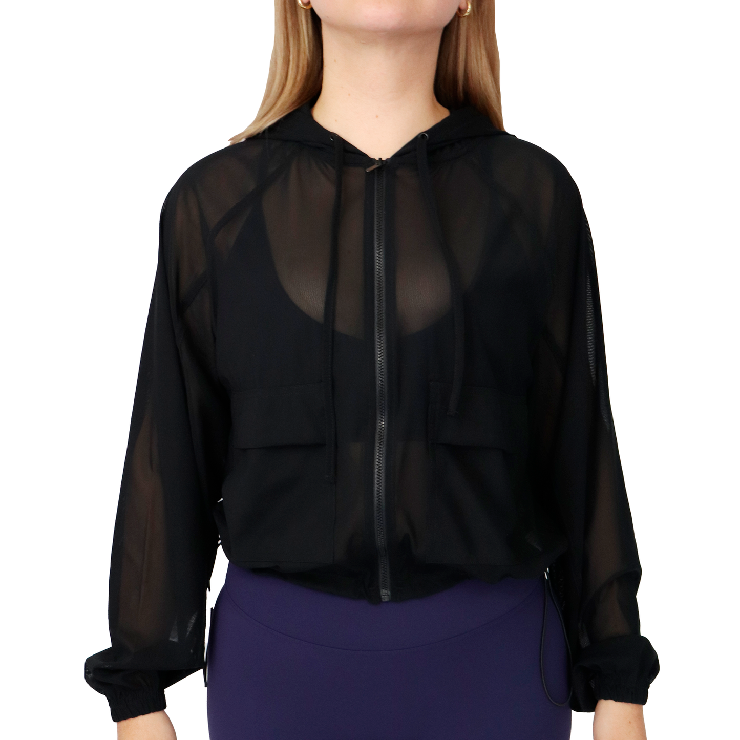 See Thru Black Jacket