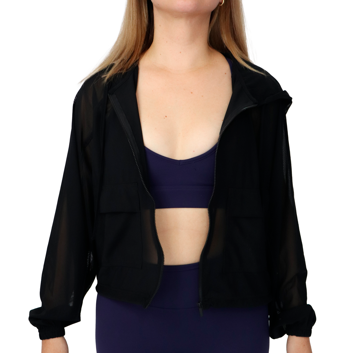 See Thru Black Jacket