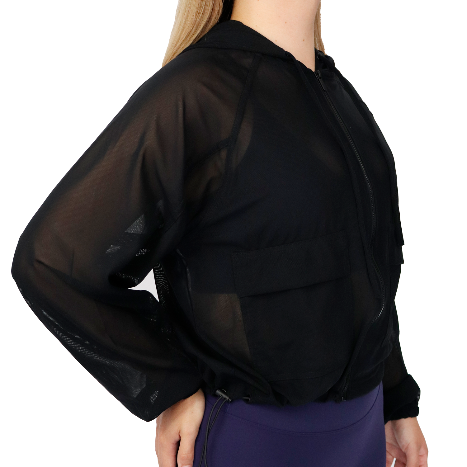 See Thru Black Jacket