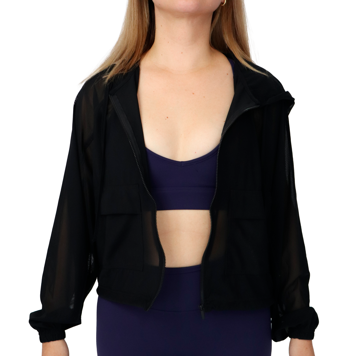 See Thru Black Jacket